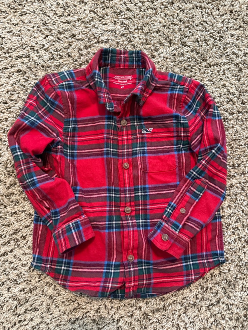 Vineyard Vines Flannel Button Up